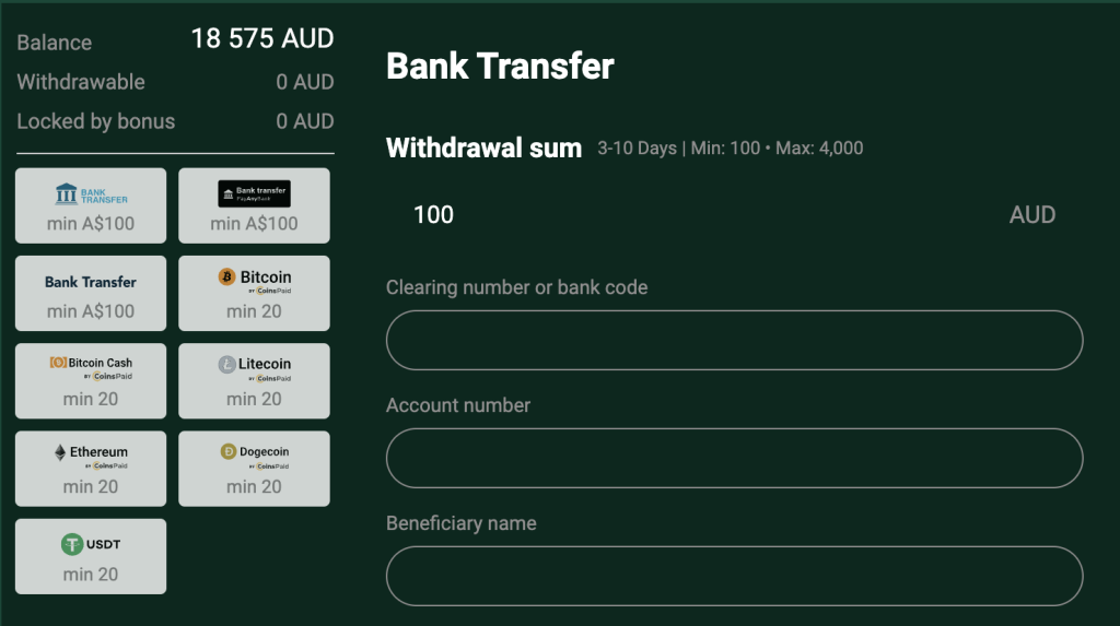 Richard Casino Payments