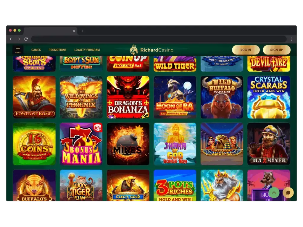 richard casino games